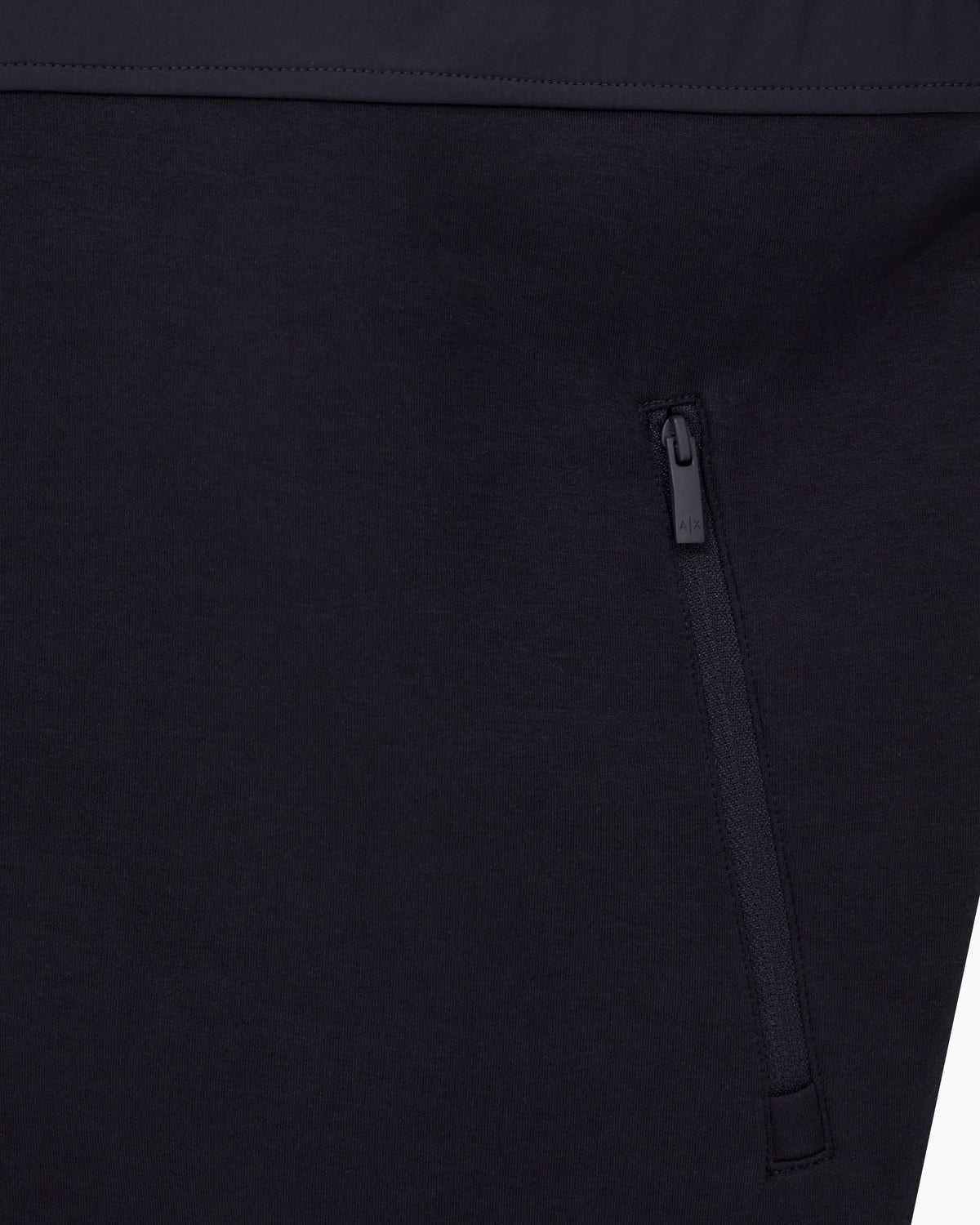 Full-zip vest in stretch cotton with a high collar Essential