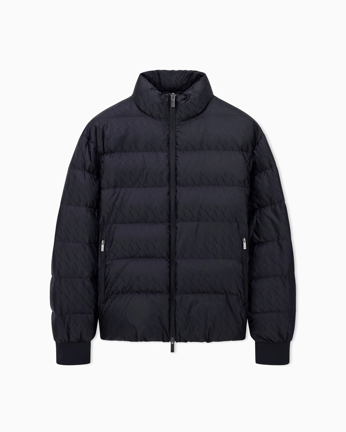 Quilted and warm jacket in a nylon jacquard Essential