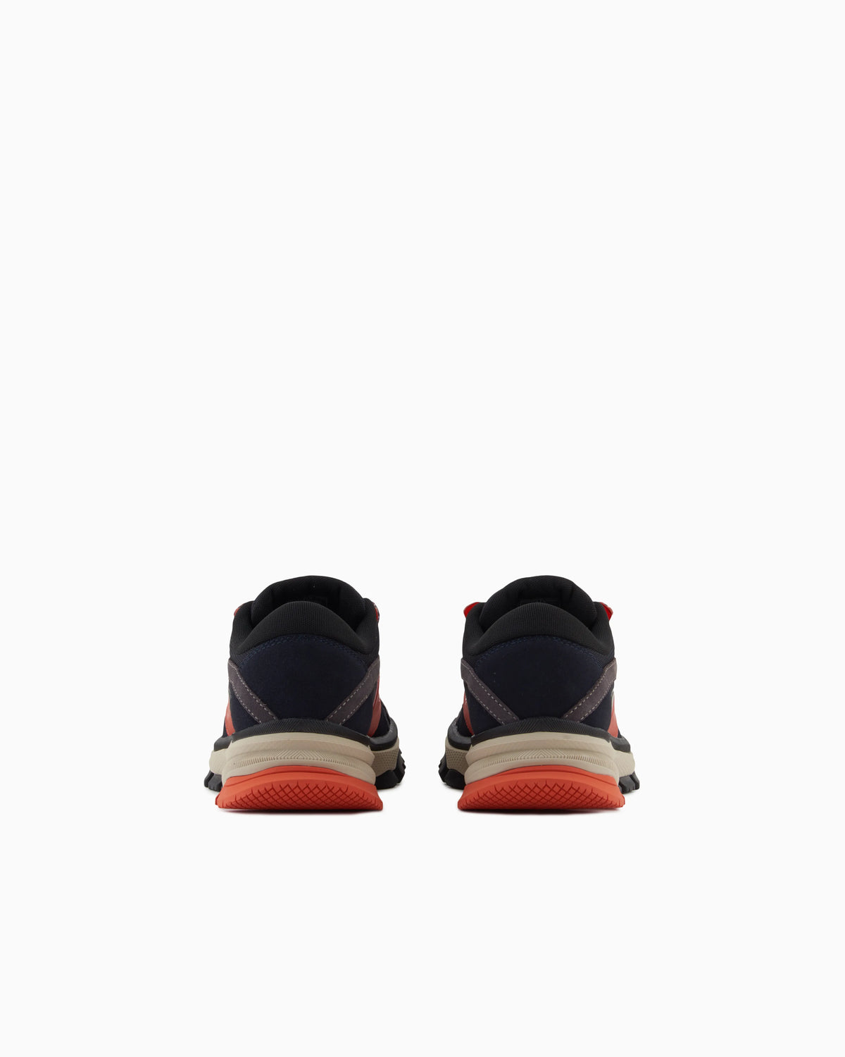 Urban Suede Mesh Sneakers with Technical Details