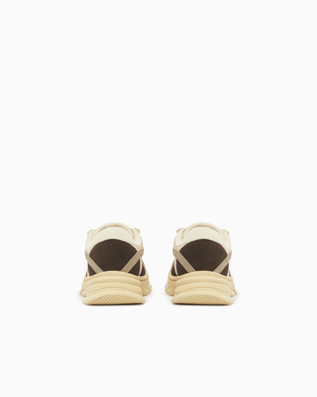 Urban Suede Mesh Sneakers with Technical Details