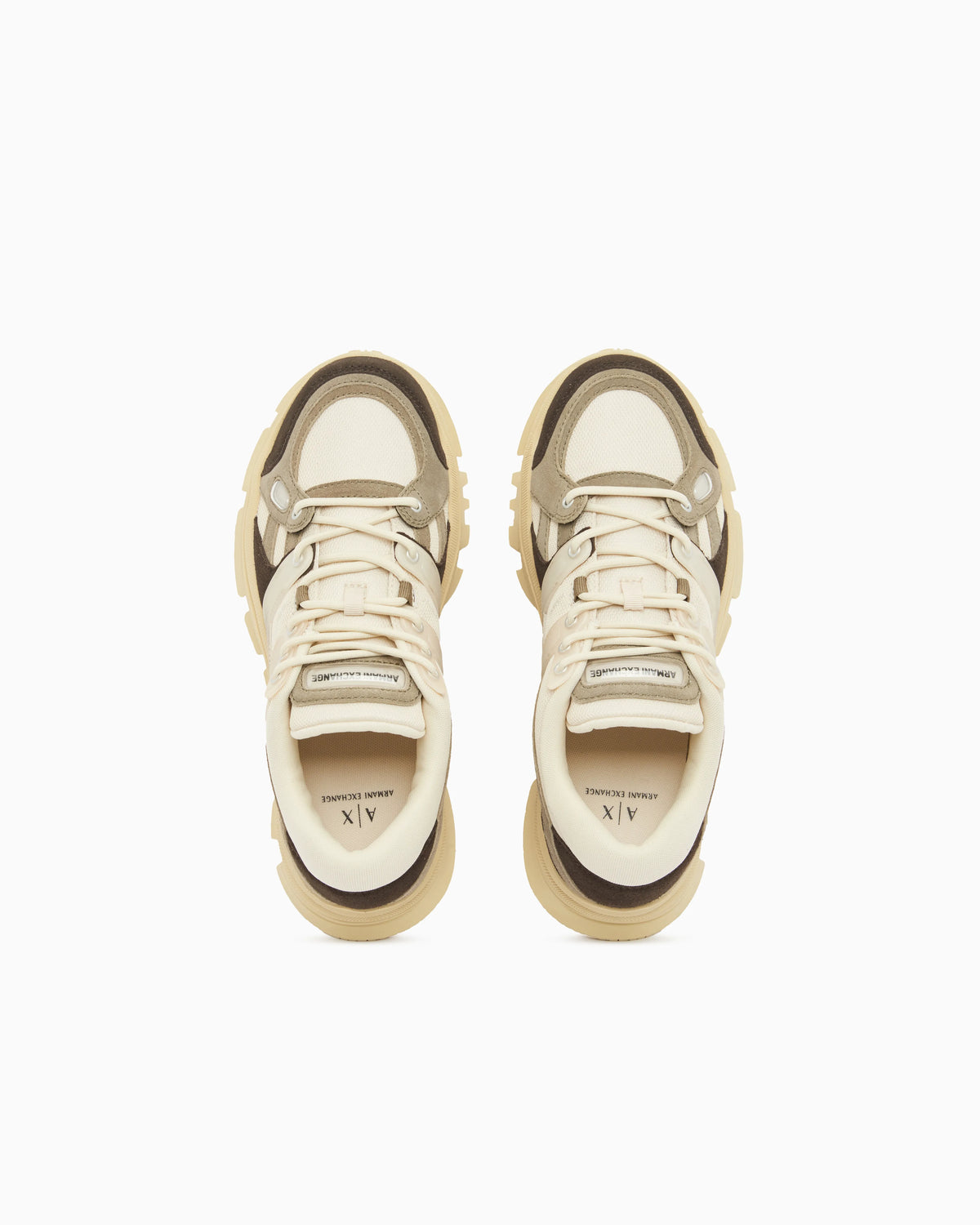Urban Suede Mesh Sneakers with Technical Details
