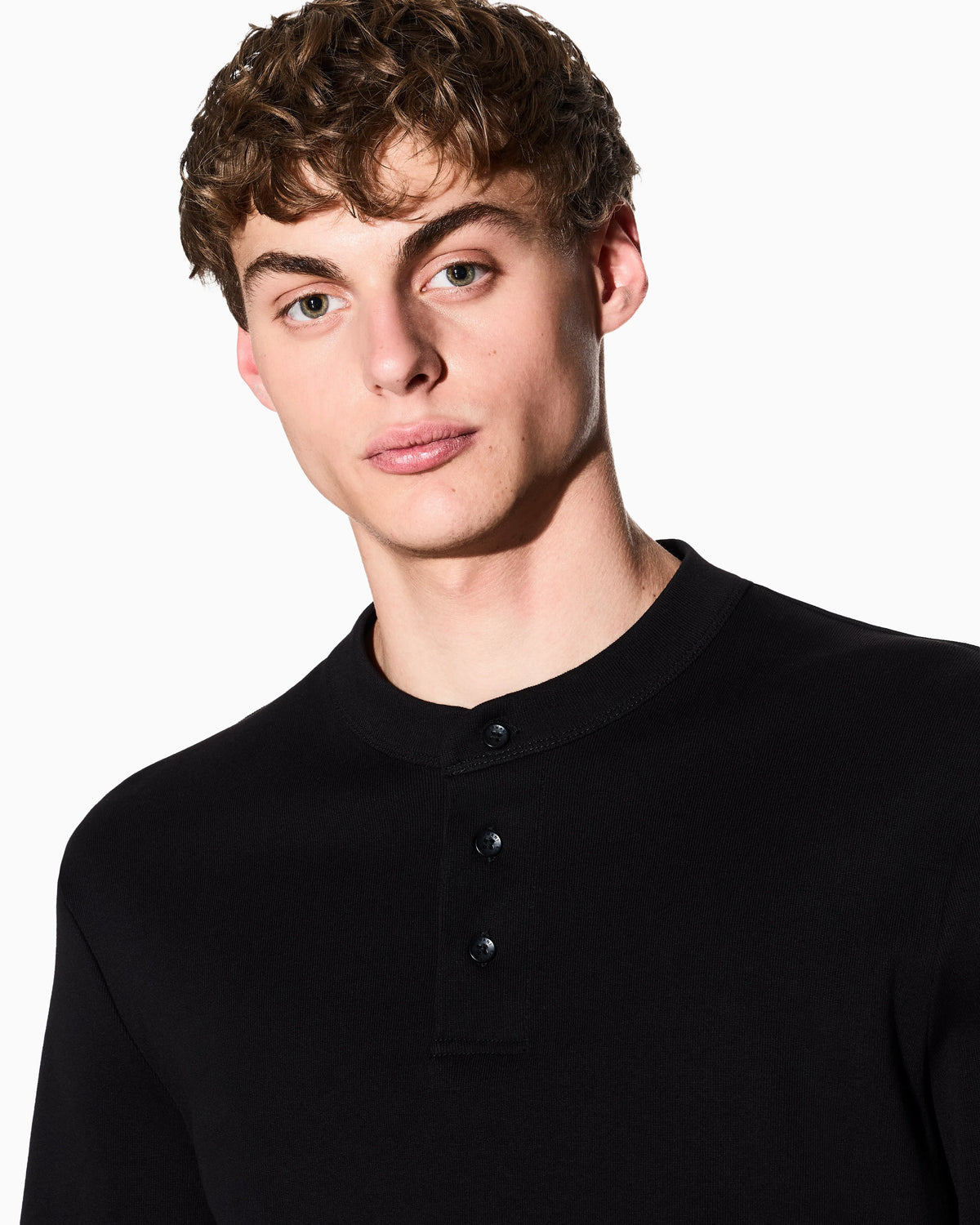 Slim-fit short-sleeved cotton polo shirt