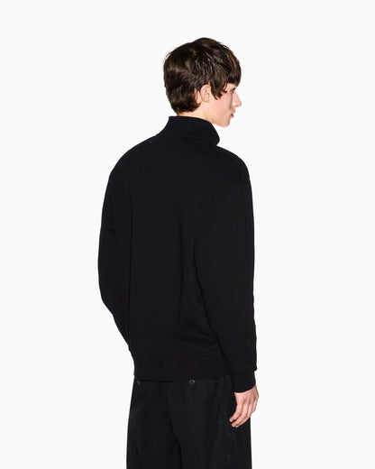 Full-zip sweatshirt with chest pocket
