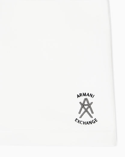 Cotton Bermuda shorts with side logo