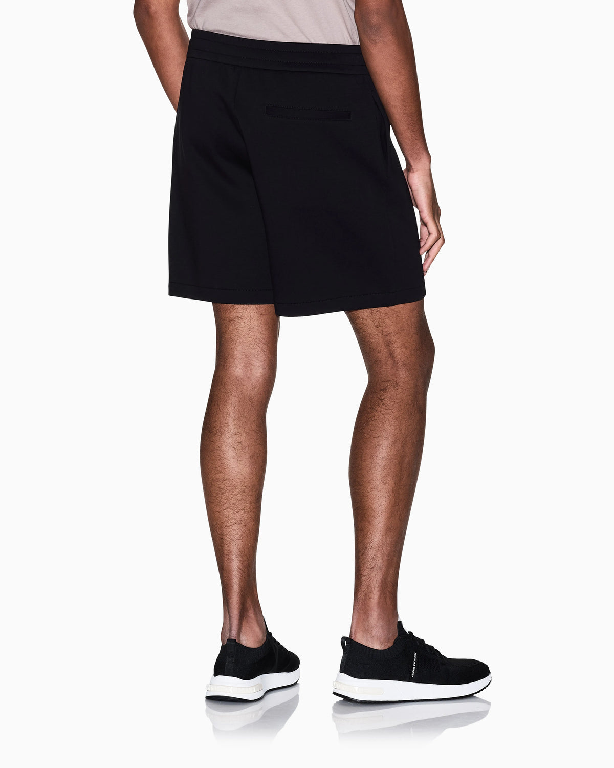 Cotton Bermuda shorts with side logo