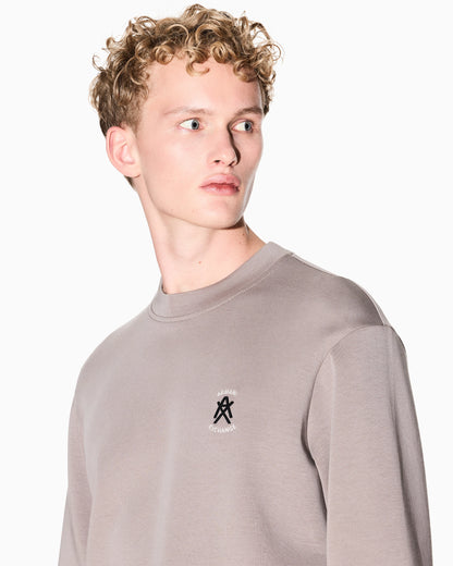 Crewneck sweatshirt with logo