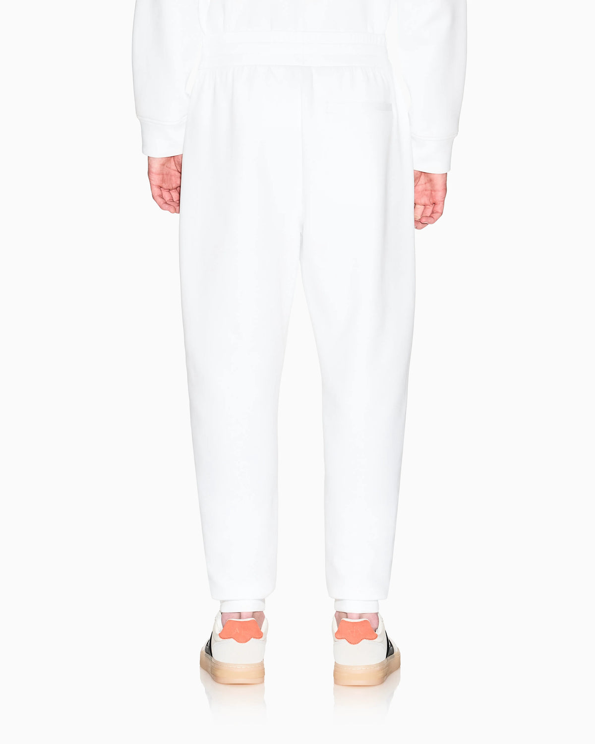 Jogger pants with metal logo