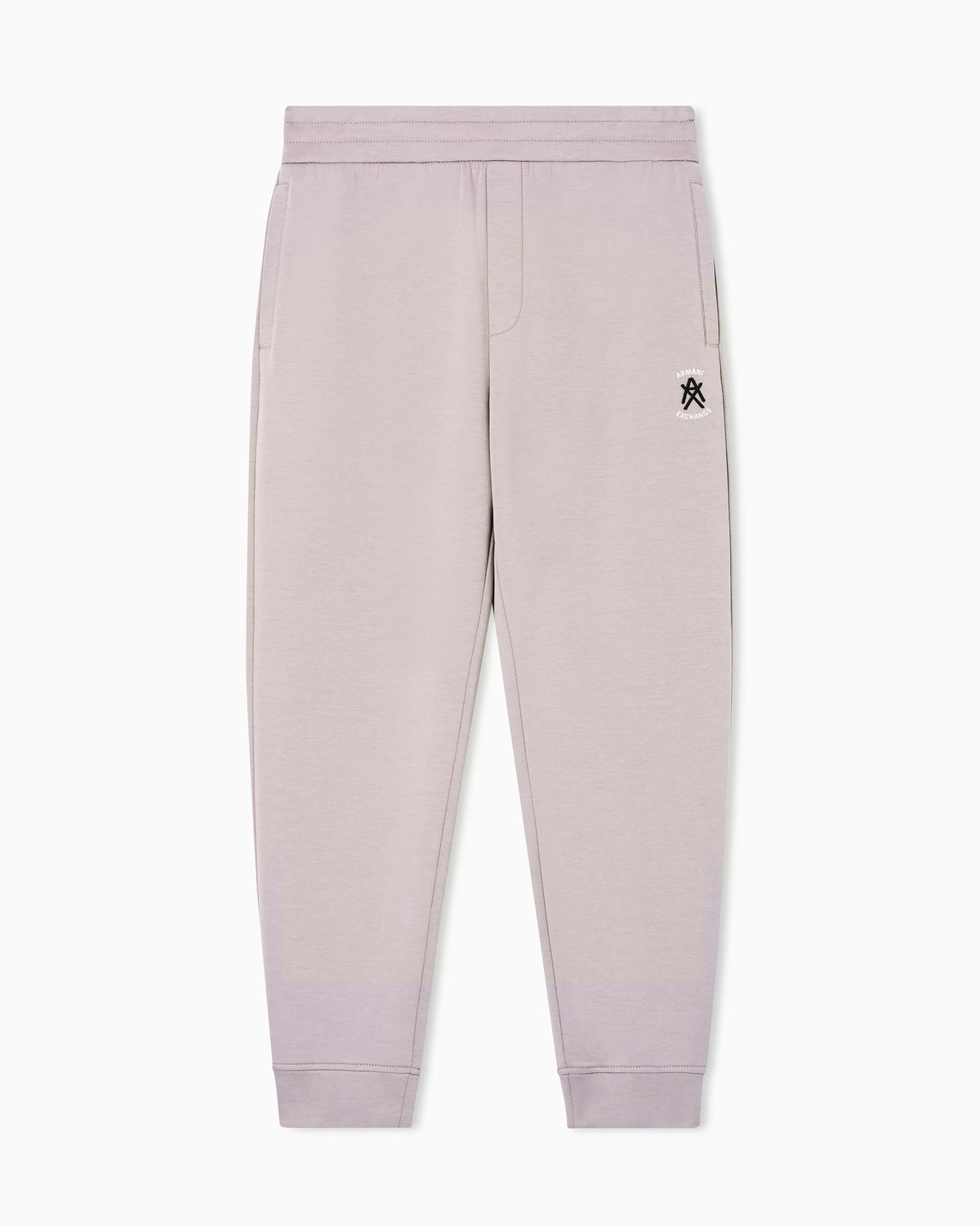 Jogger pants with metal logo