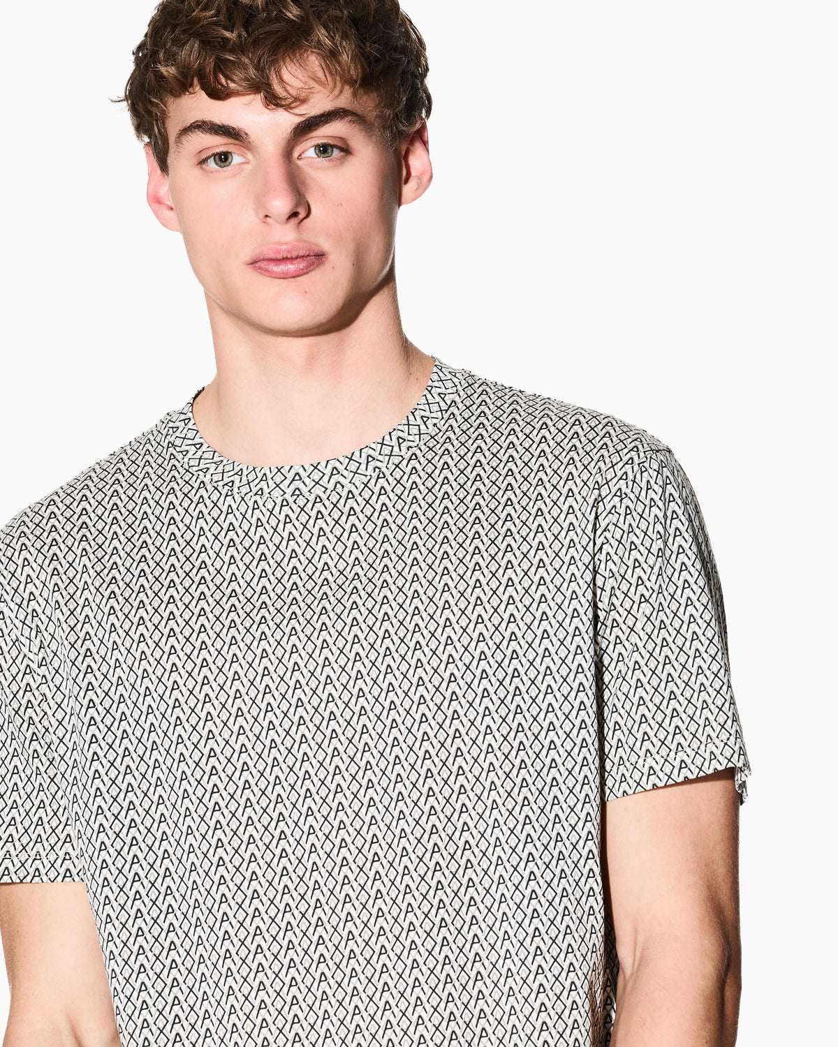 Regular Fit Jersey T-Shirt with allover logo