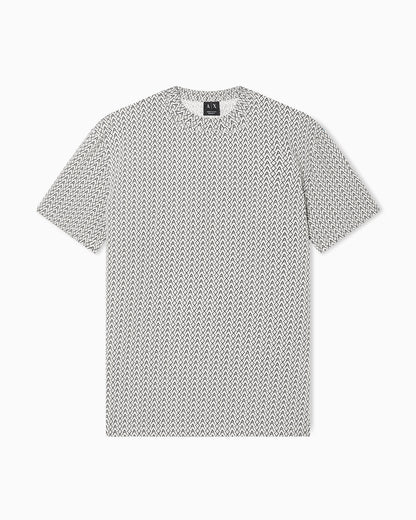 Regular Fit Jersey T-Shirt with allover logo