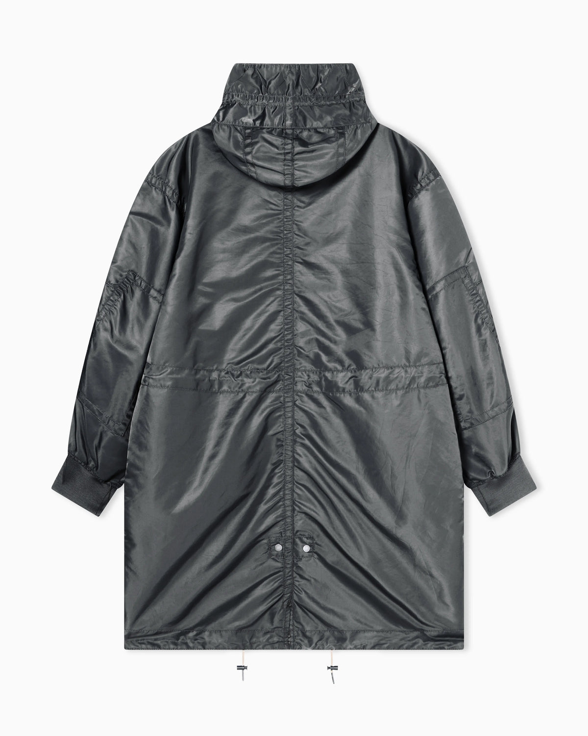 Minimalist Nylon Twill Technical Parka