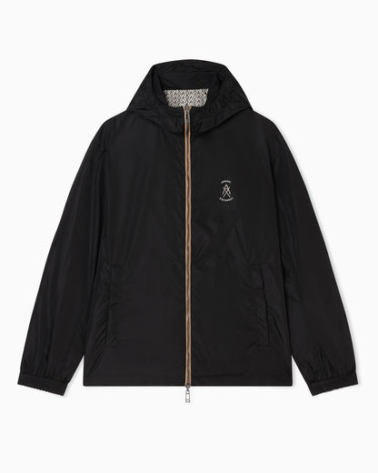 Ultralight Nylon Blouson with Iridescent Effect
