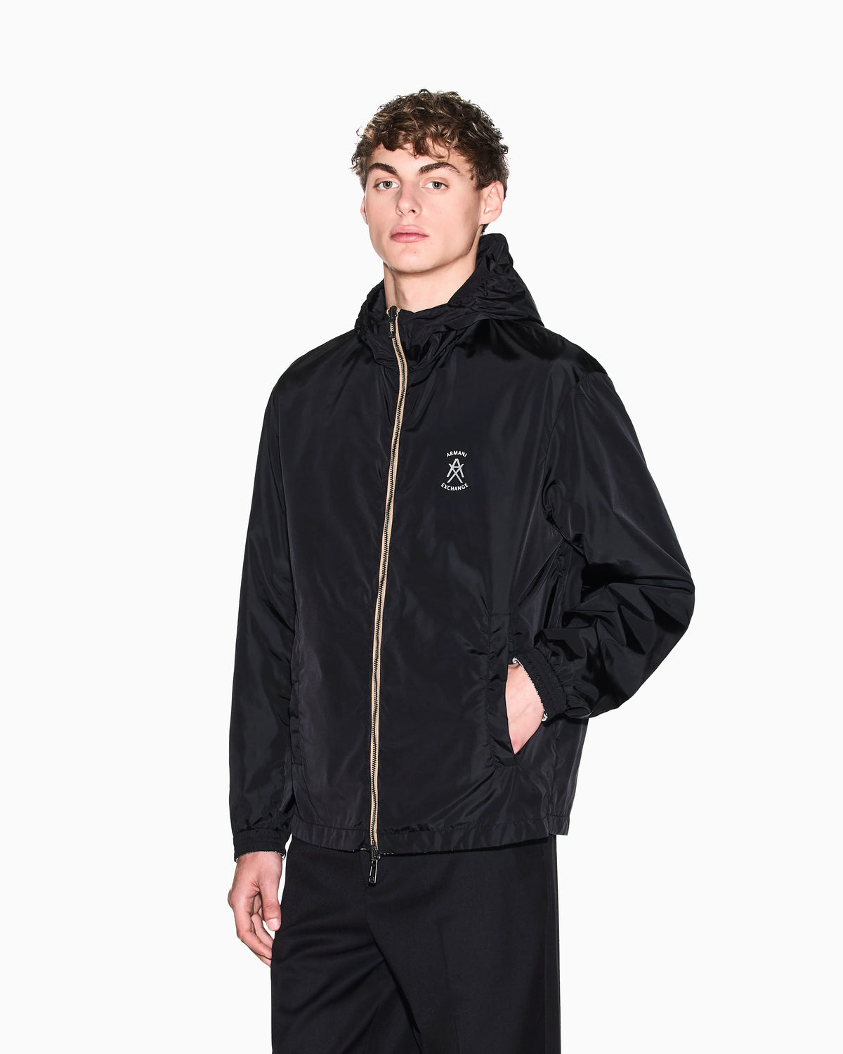 Ultralight Nylon Blouson with Iridescent Effect