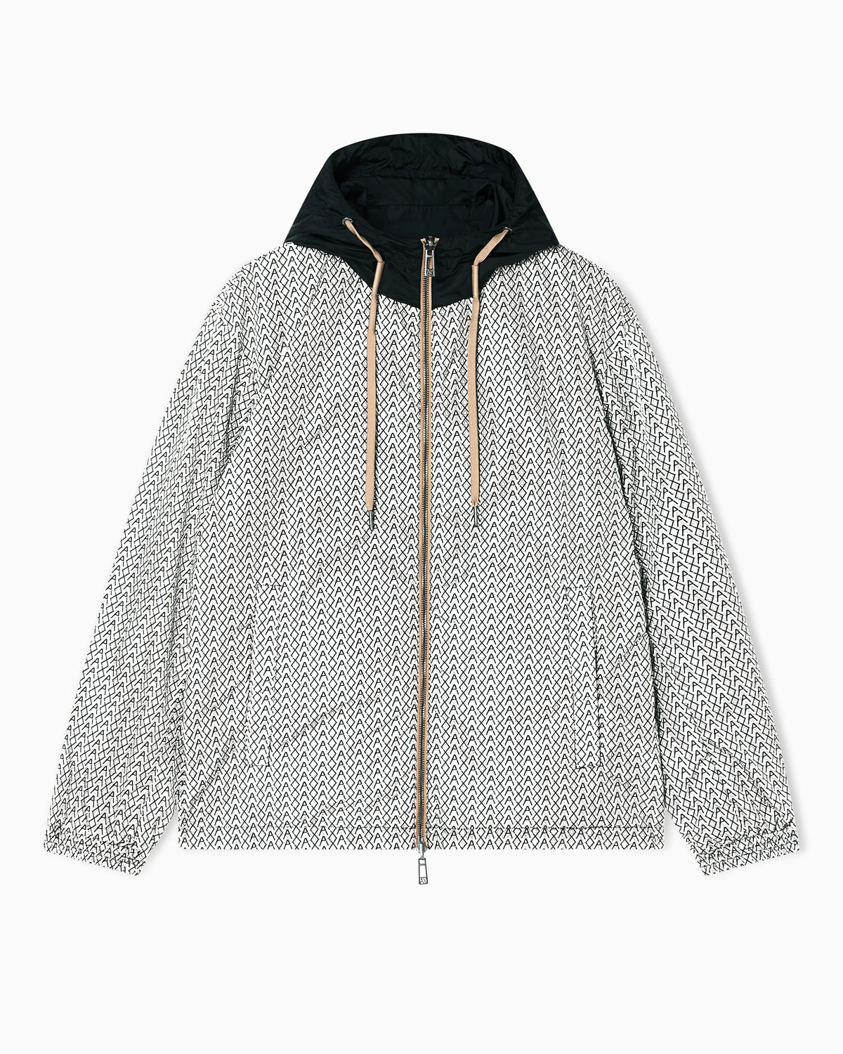 Ultralight Nylon Blouson with Iridescent Effect