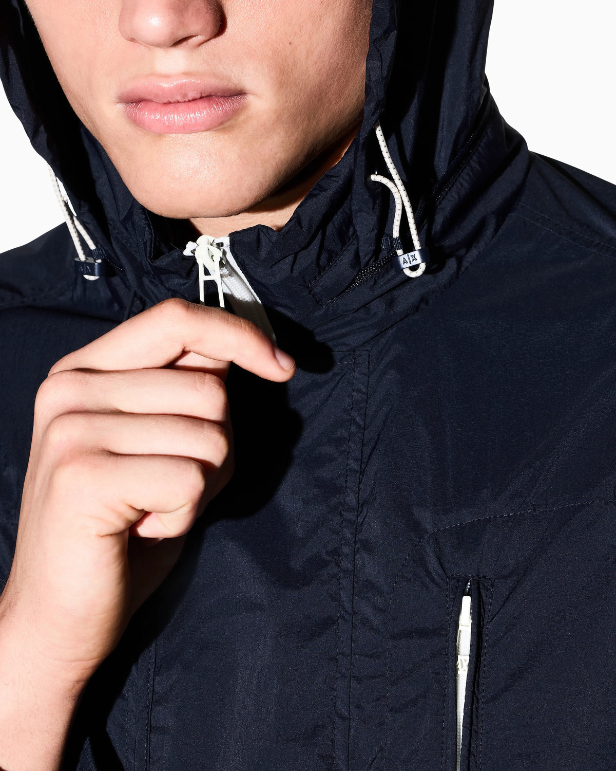 Ultralight Nylon Blouson with Technical Details