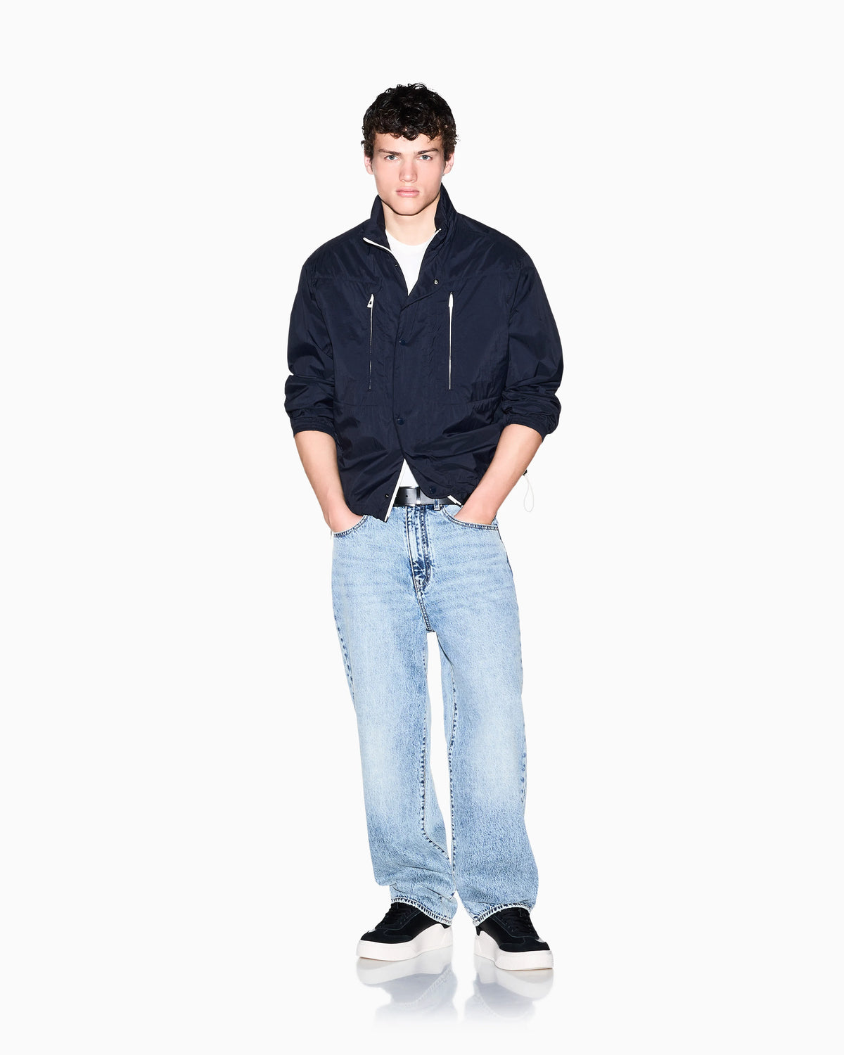 Ultralight Nylon Blouson with Technical Details