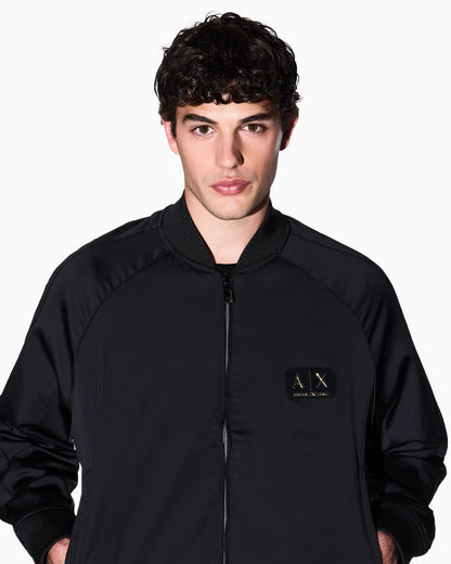 Quilted full-zip down jacket
