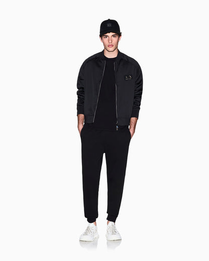 Quilted full-zip down jacket