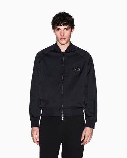 Quilted full-zip down jacket