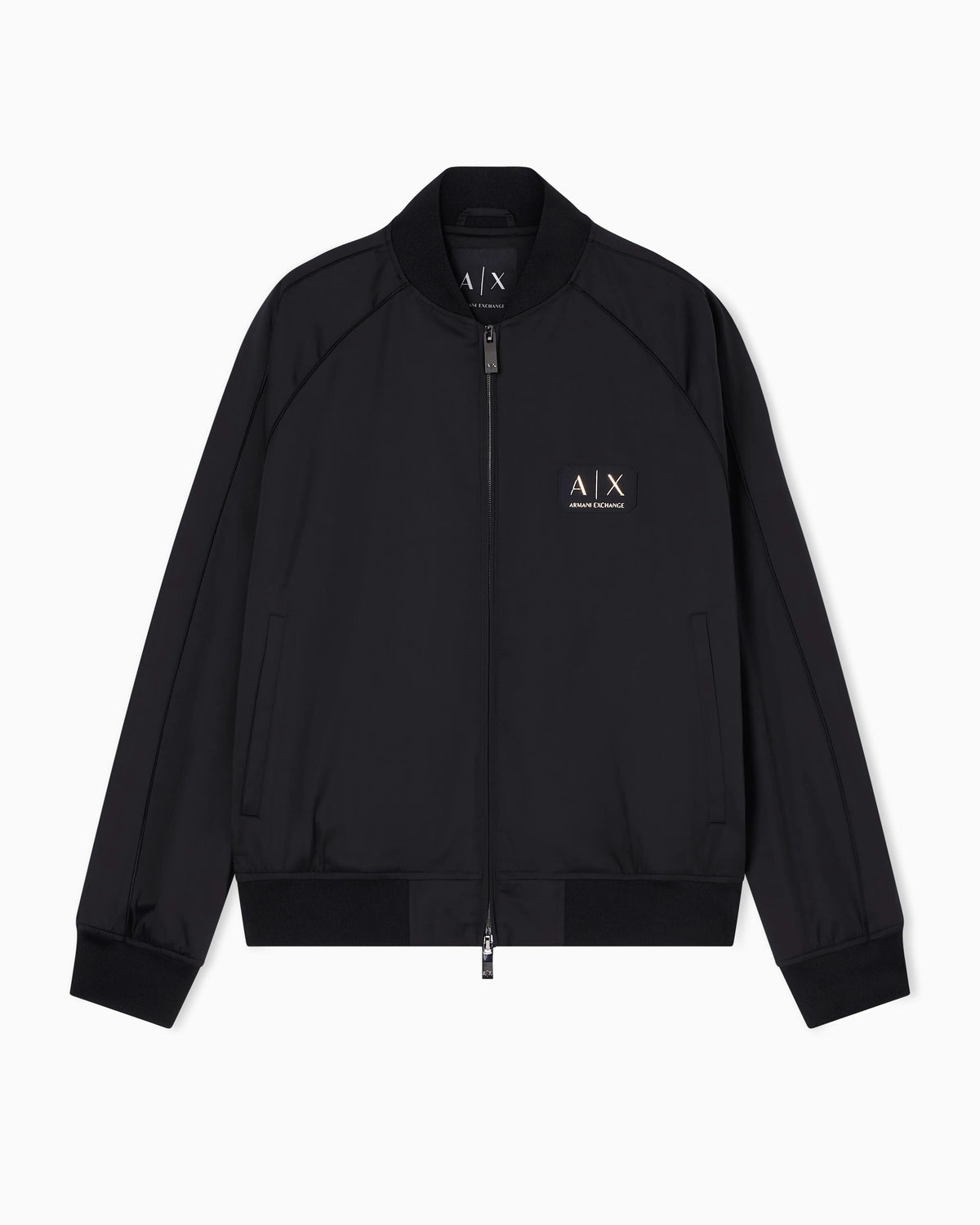 Quilted full-zip down jacket