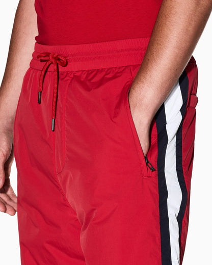 Trousers with side stripes