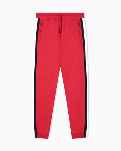 Trousers with side stripes