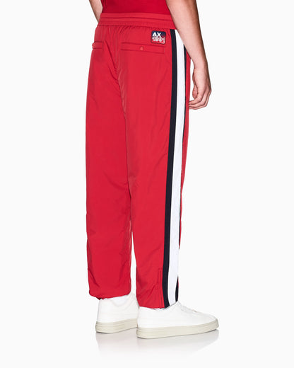 Trousers with side stripes