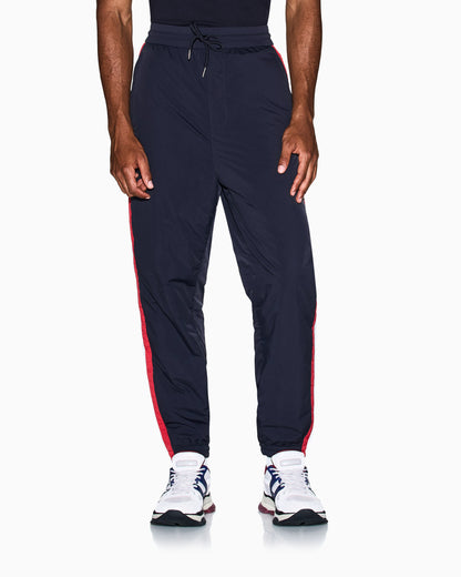 Trousers with side stripes