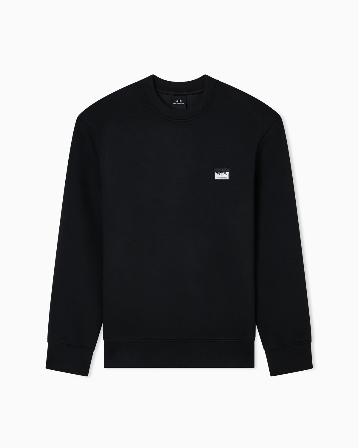 Crewneck sweatshirt with patch