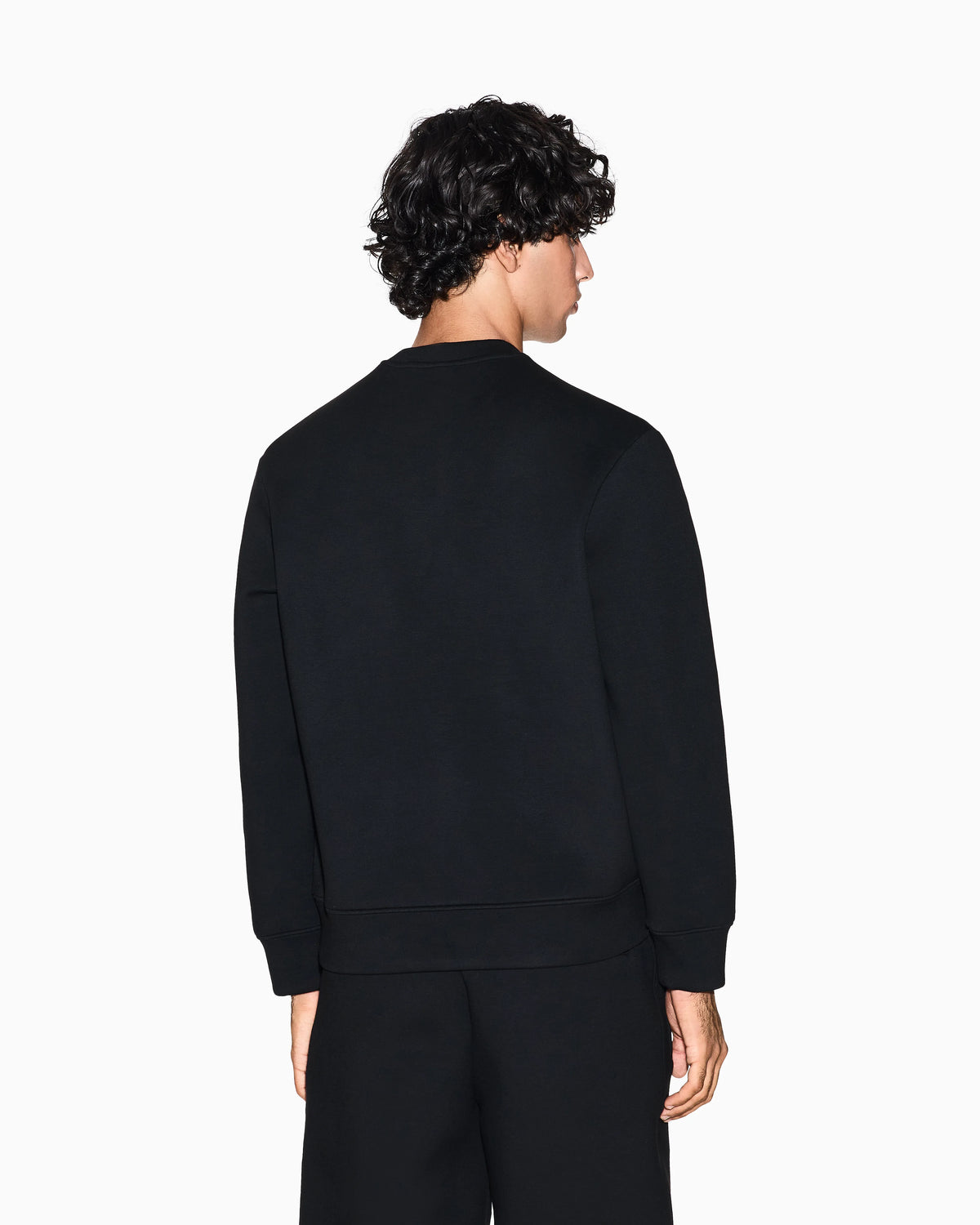 Crewneck sweatshirt with patch