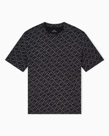 Regular fit t-shirt with allover logo
