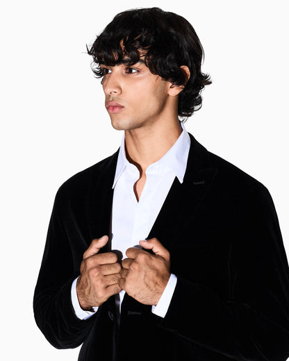 Slim-fit stretch cotton shirt