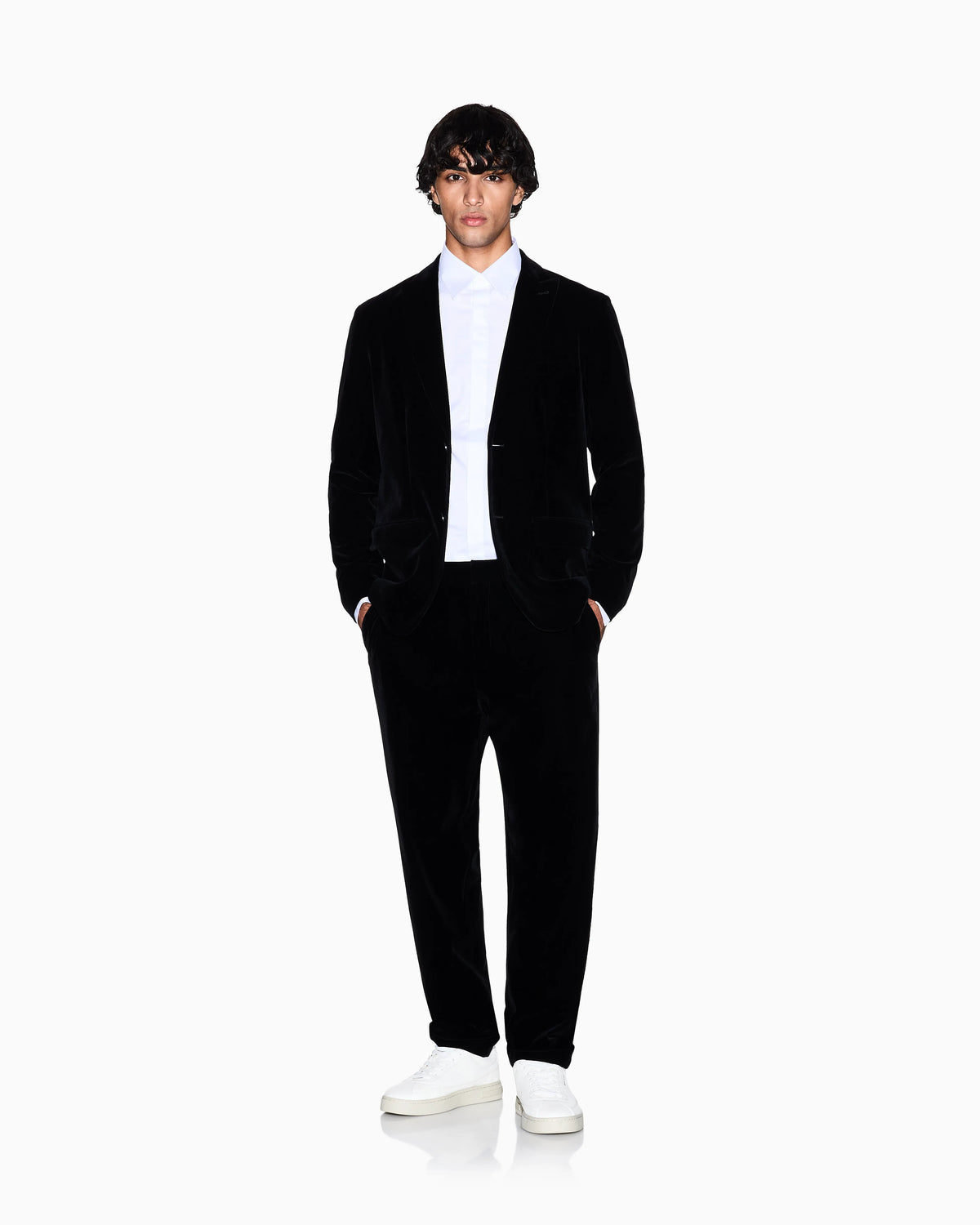 Slim-fit stretch cotton shirt