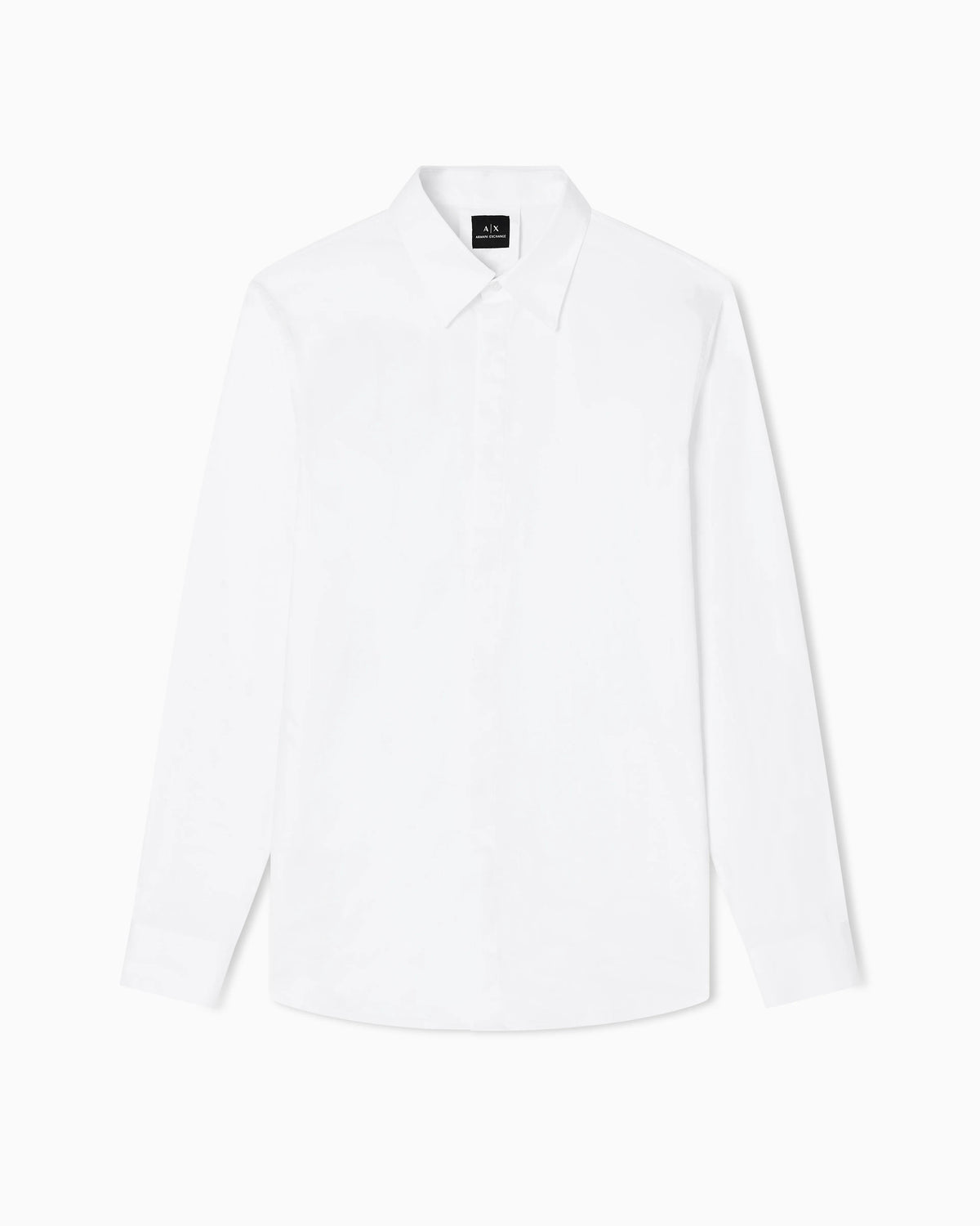 Slim-fit stretch cotton shirt