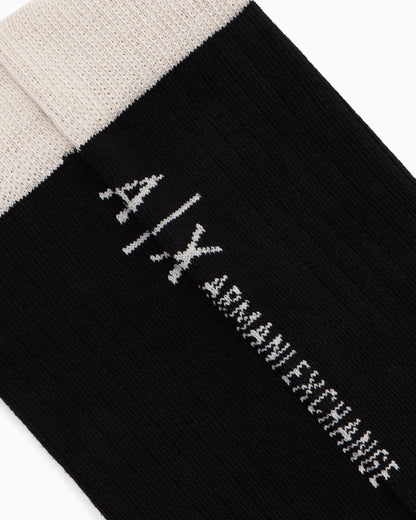 Two-tone socks