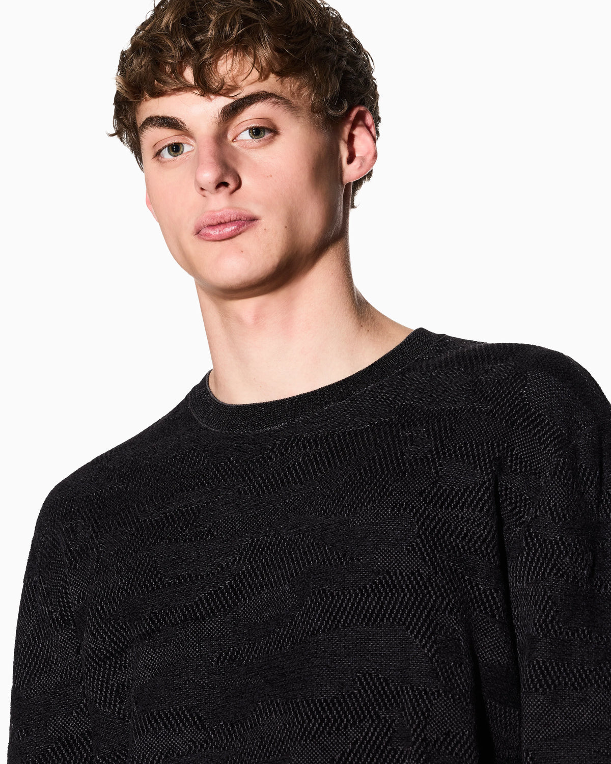 Fine-Weave Mercerized Cotton Sweater
