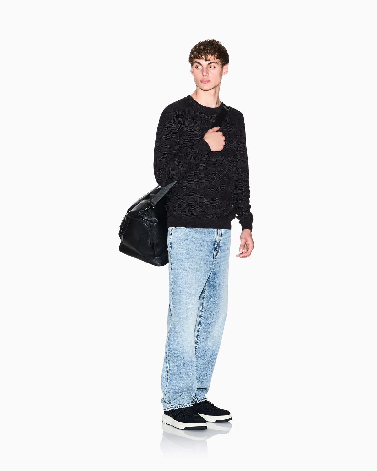 Fine-Weave Mercerized Cotton Sweater