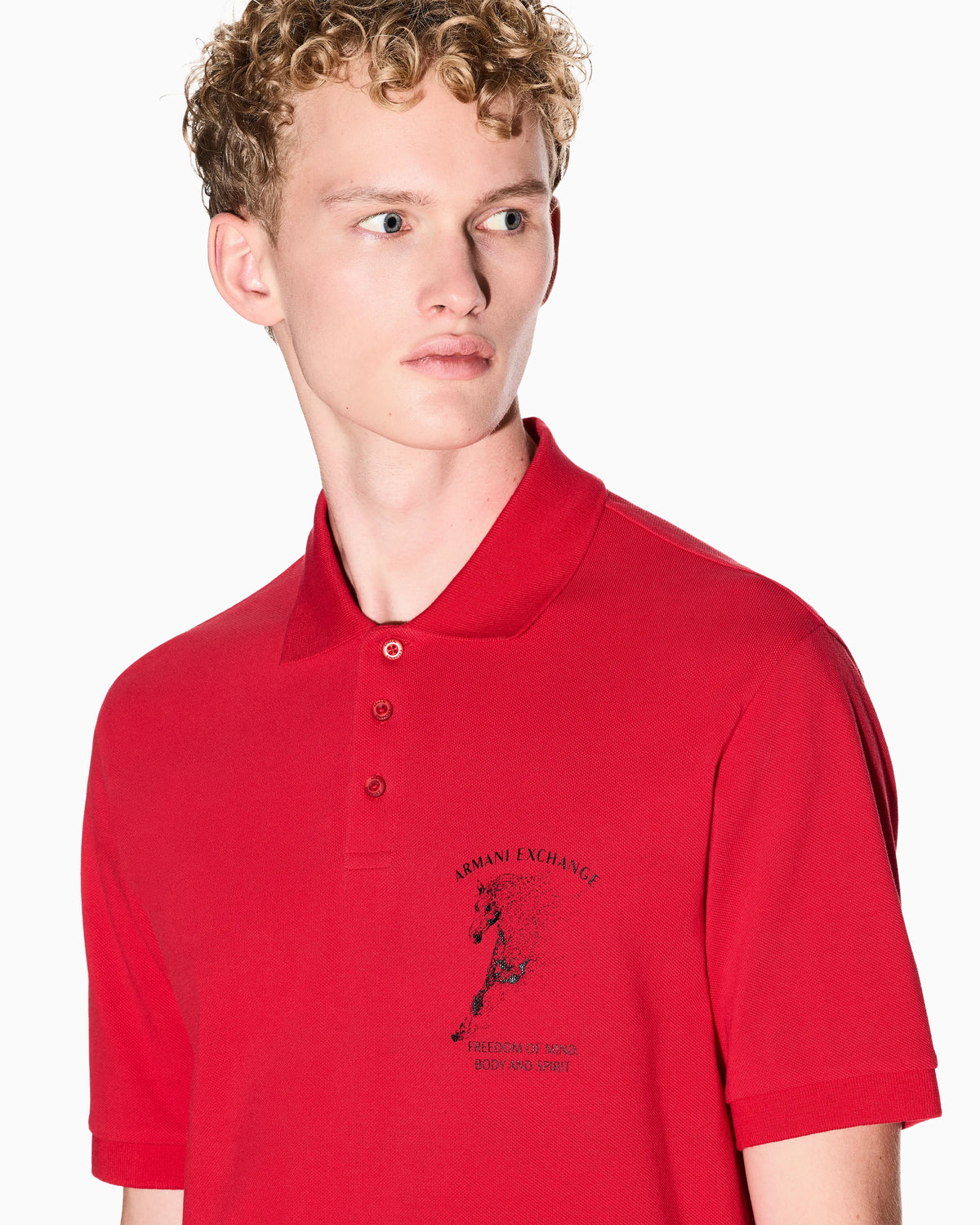 Classic Cotton Pique Polo with horse