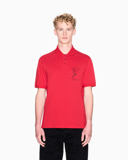 Classic Cotton Pique Polo with horse