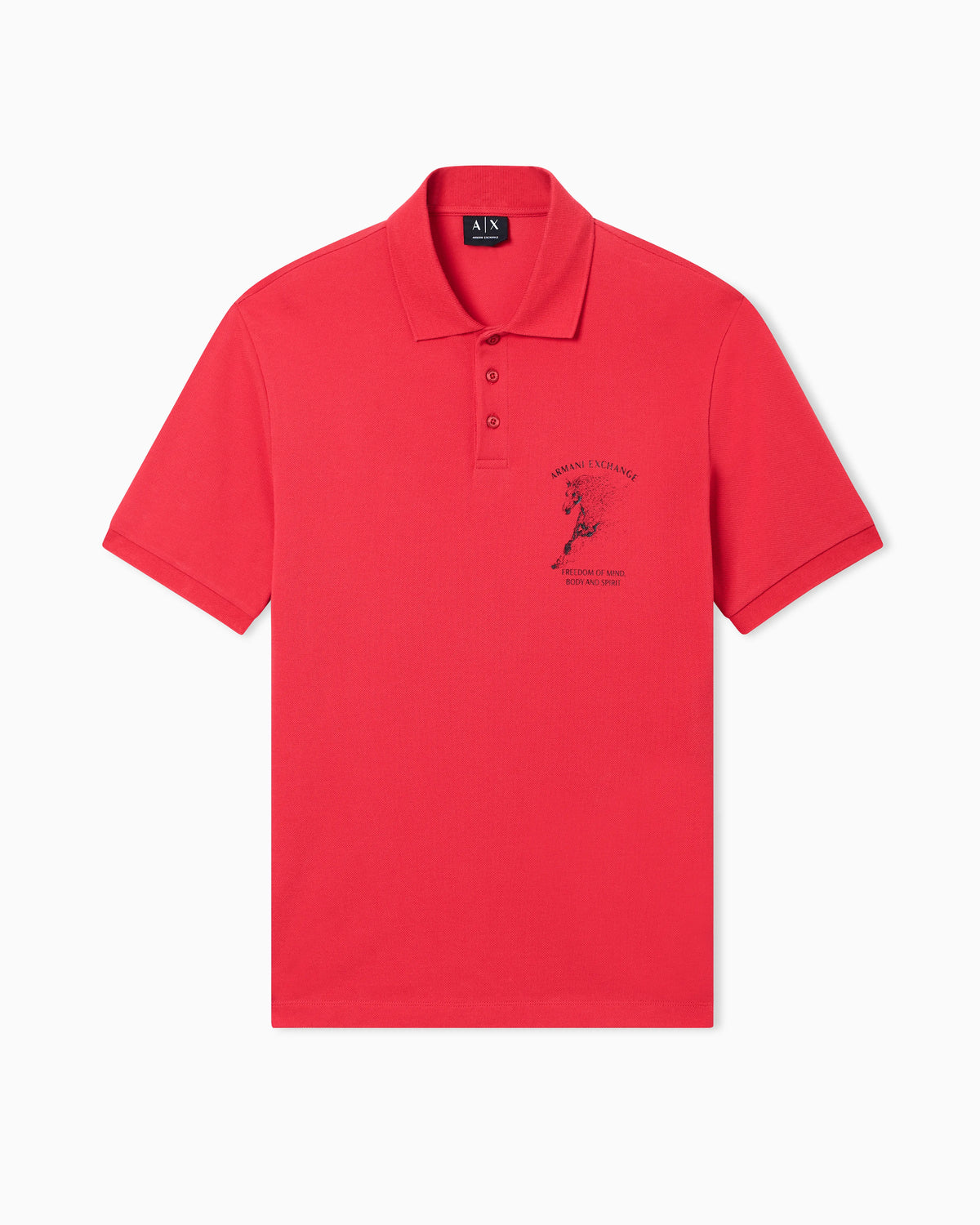 Classic Cotton Pique Polo with horse