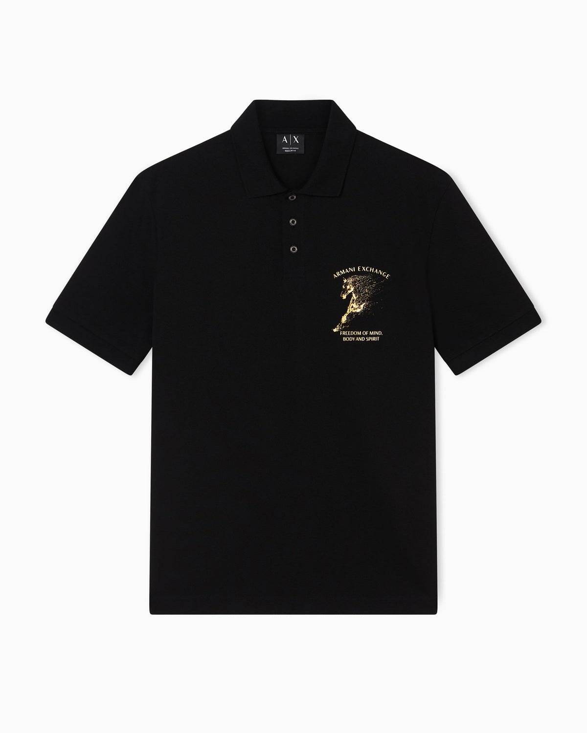Classic Cotton Pique Polo with horse
