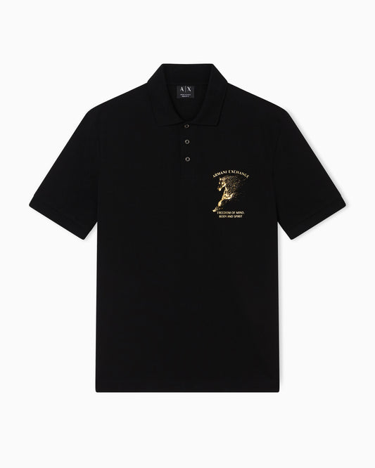 Classic Cotton Pique Polo with horse