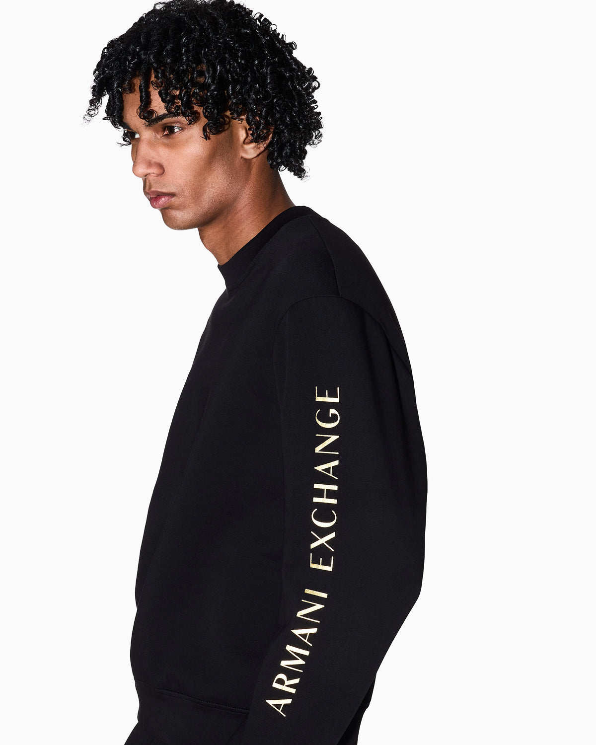Crewneck sweatshirt with logo and horse print on the back