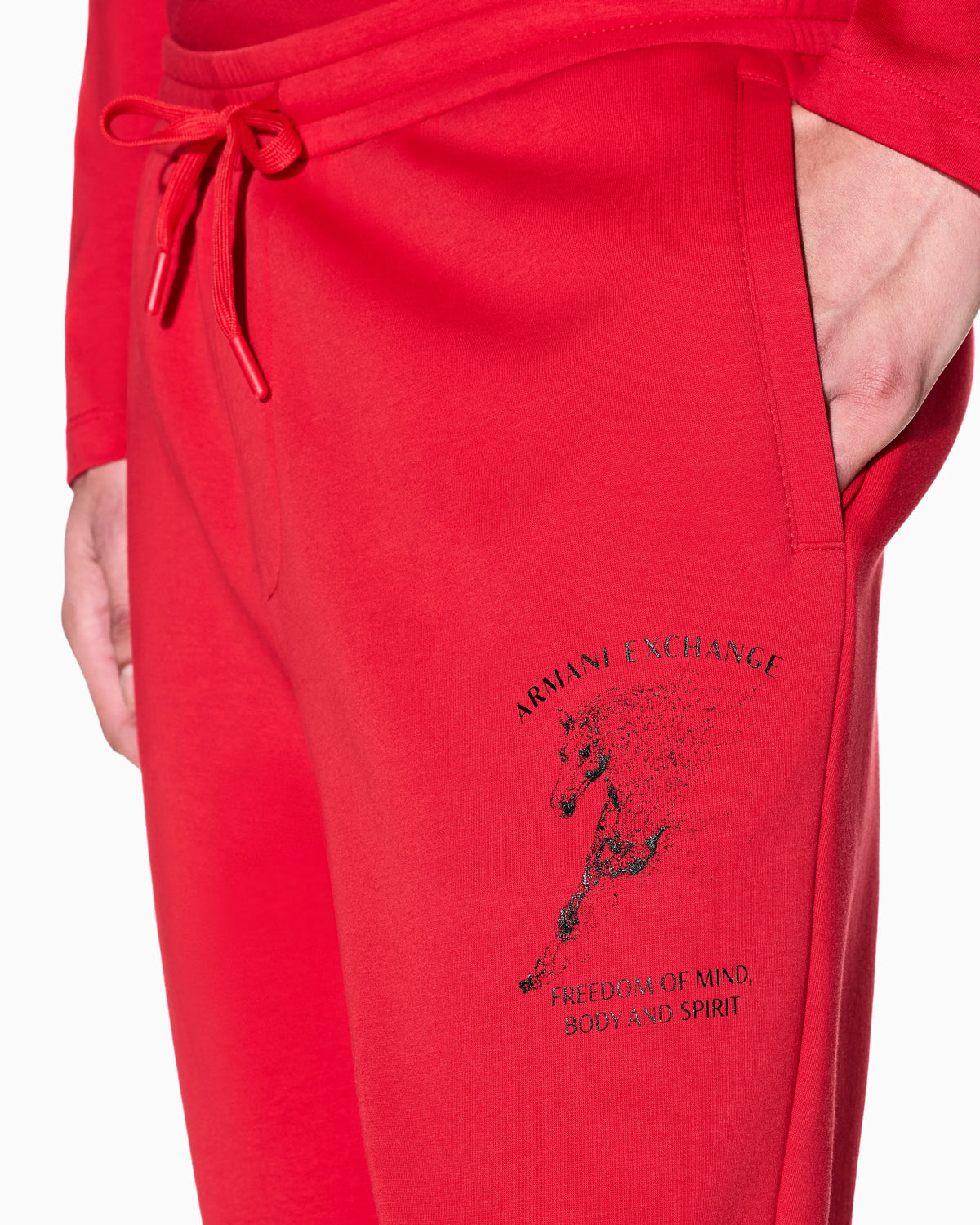 Horse print sweatshirt joggers