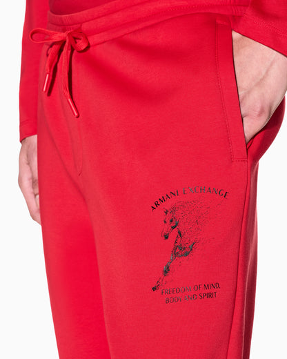 Horse print sweatshirt joggers