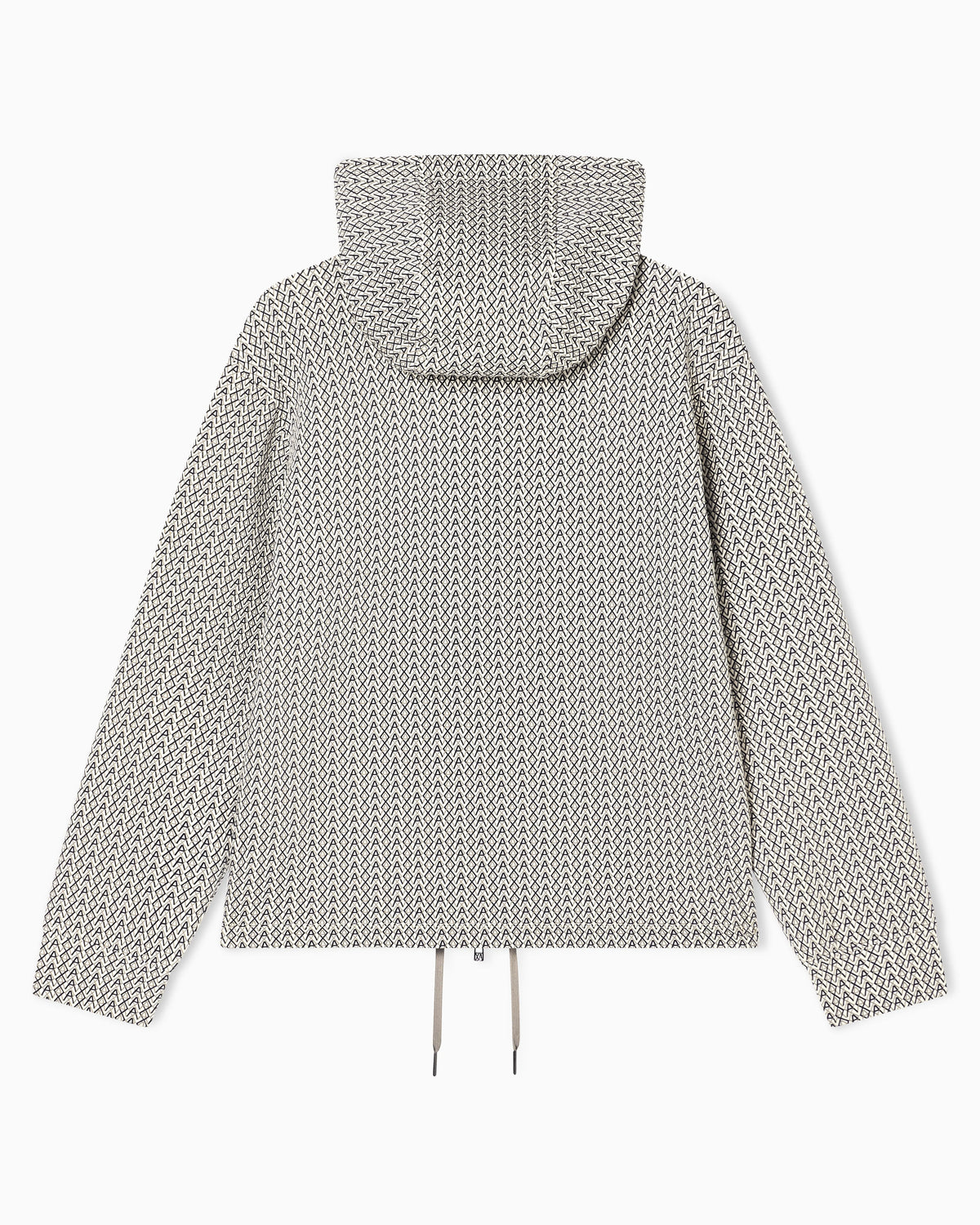 Zip-Up sweatshirt with allover logo print