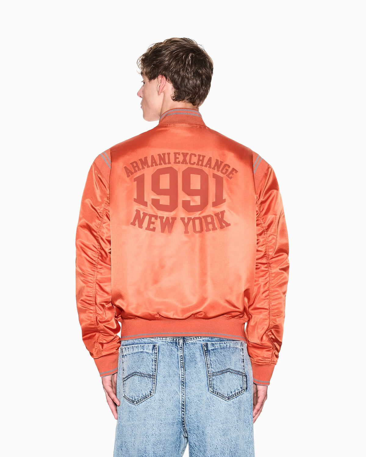 Satin Bomber Blouson