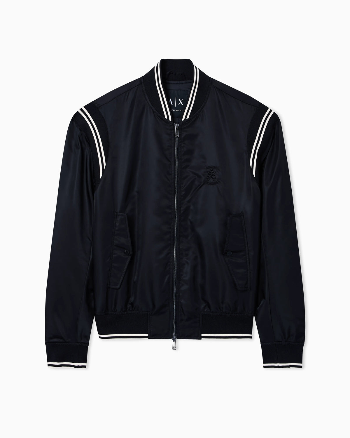 Satin Bomber Blouson