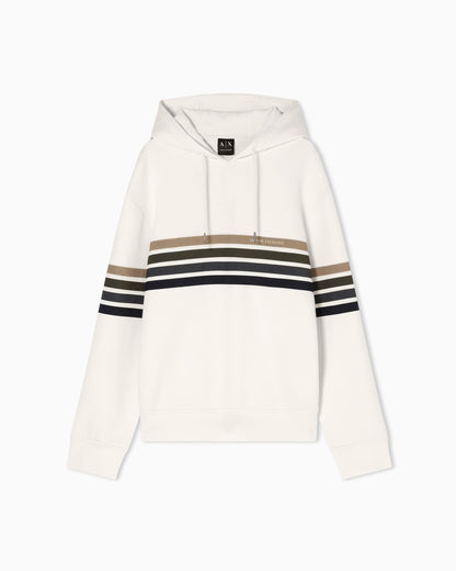 Structured Hoodie in Technical Stretch Cotton