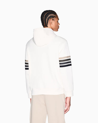 Structured Hoodie in Technical Stretch Cotton